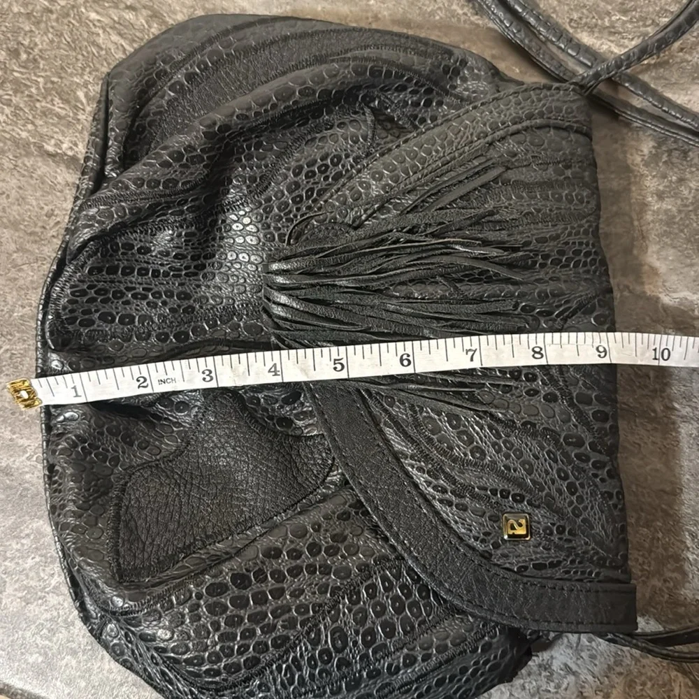 NAS Shoulder Bag. Crocodile print - Picture 9 of 10
